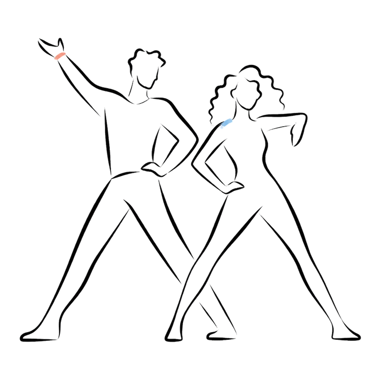 Line illustration for the 30–49 Rice Purity Test score range, The Group Chat Knows