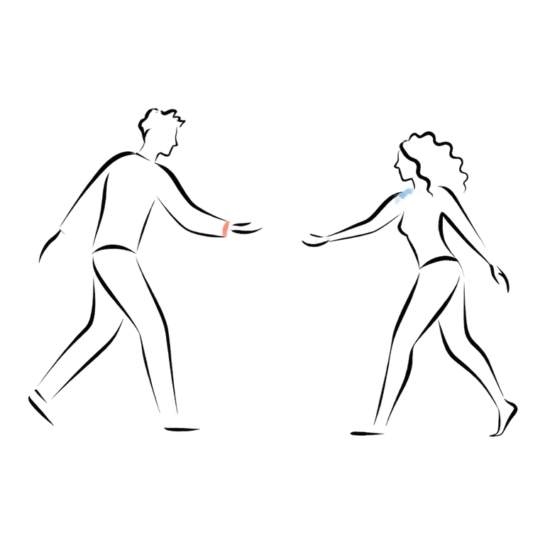 Line illustration for the 70–89 Rice Purity Test score range, Wholesome With Footnotes